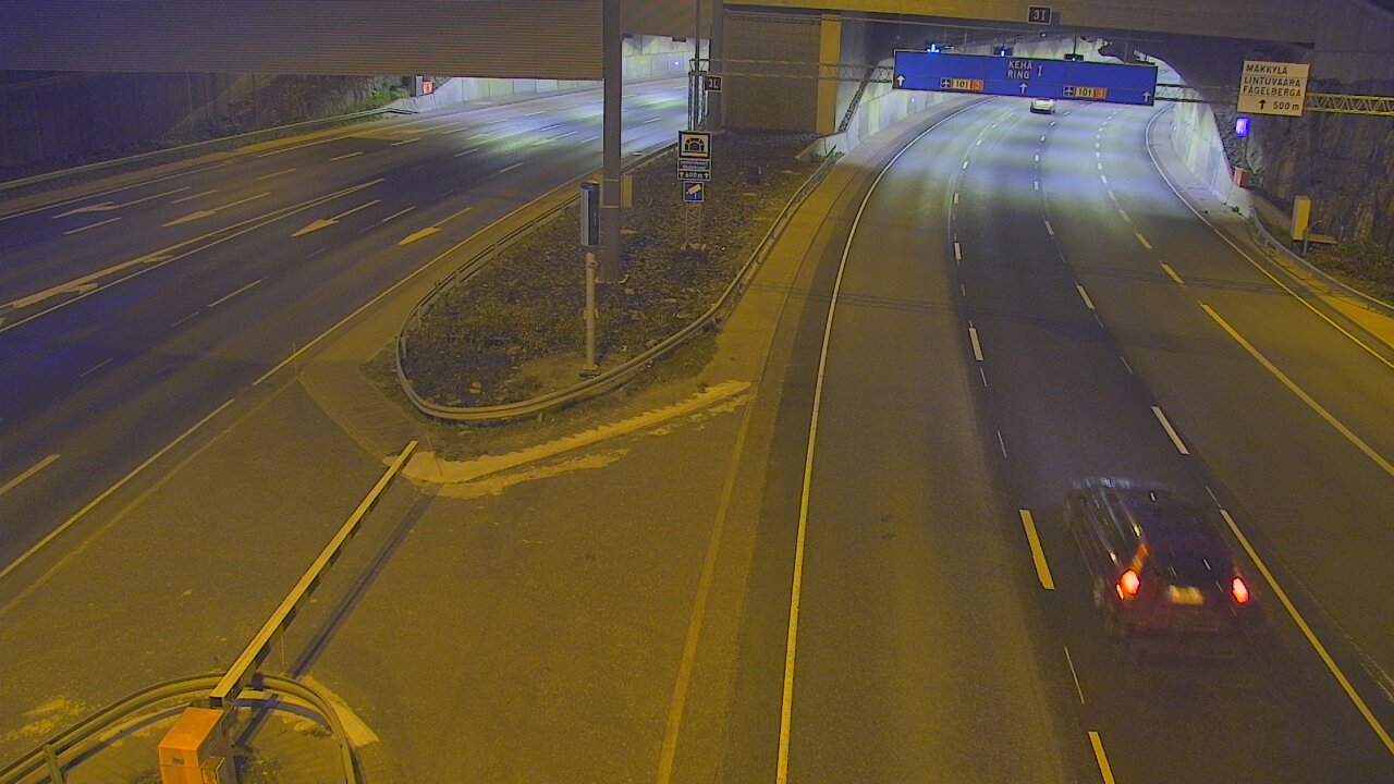 Kelikamerat Kuva Tie 101 Mestarintunneli, puomi länsi, Espoo, Uusimaa
