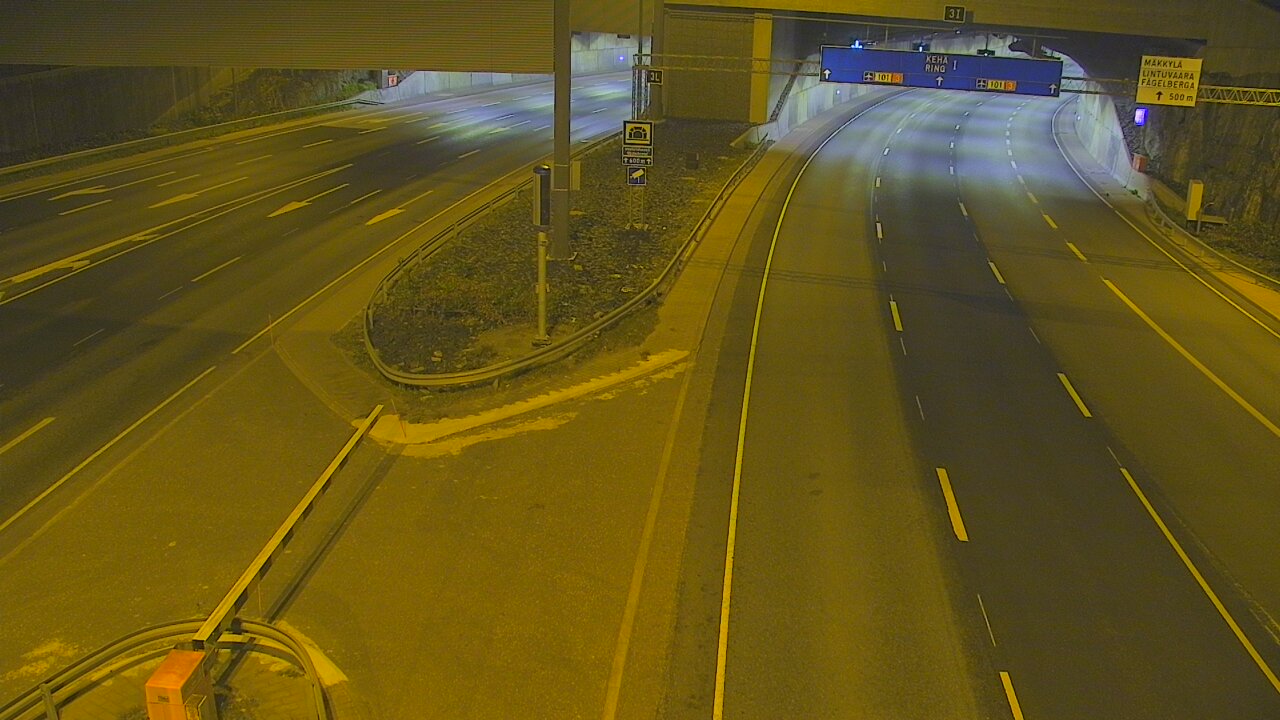 Kelikamerat Kuva Tie 101 Mestarintunneli, puomi länsi, Espoo, Uusimaa