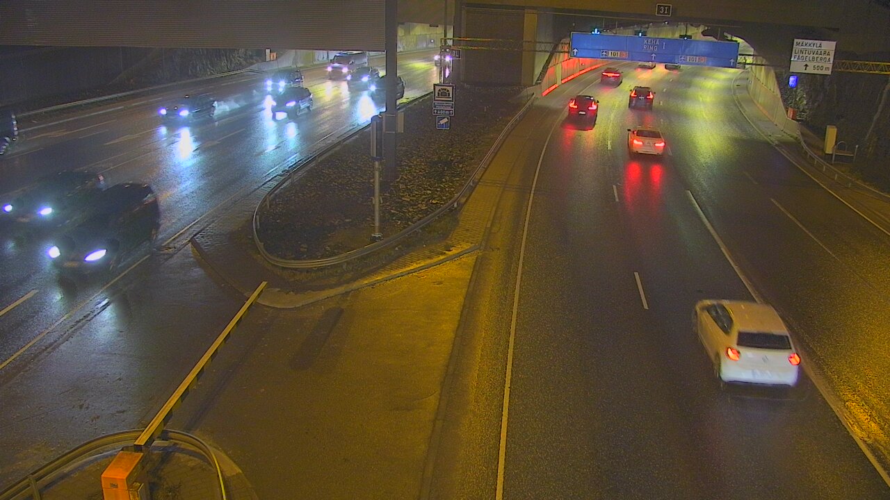 Kelikamerat Kuva Tie 101 Mestarintunneli, puomi länsi, Espoo, Uusimaa