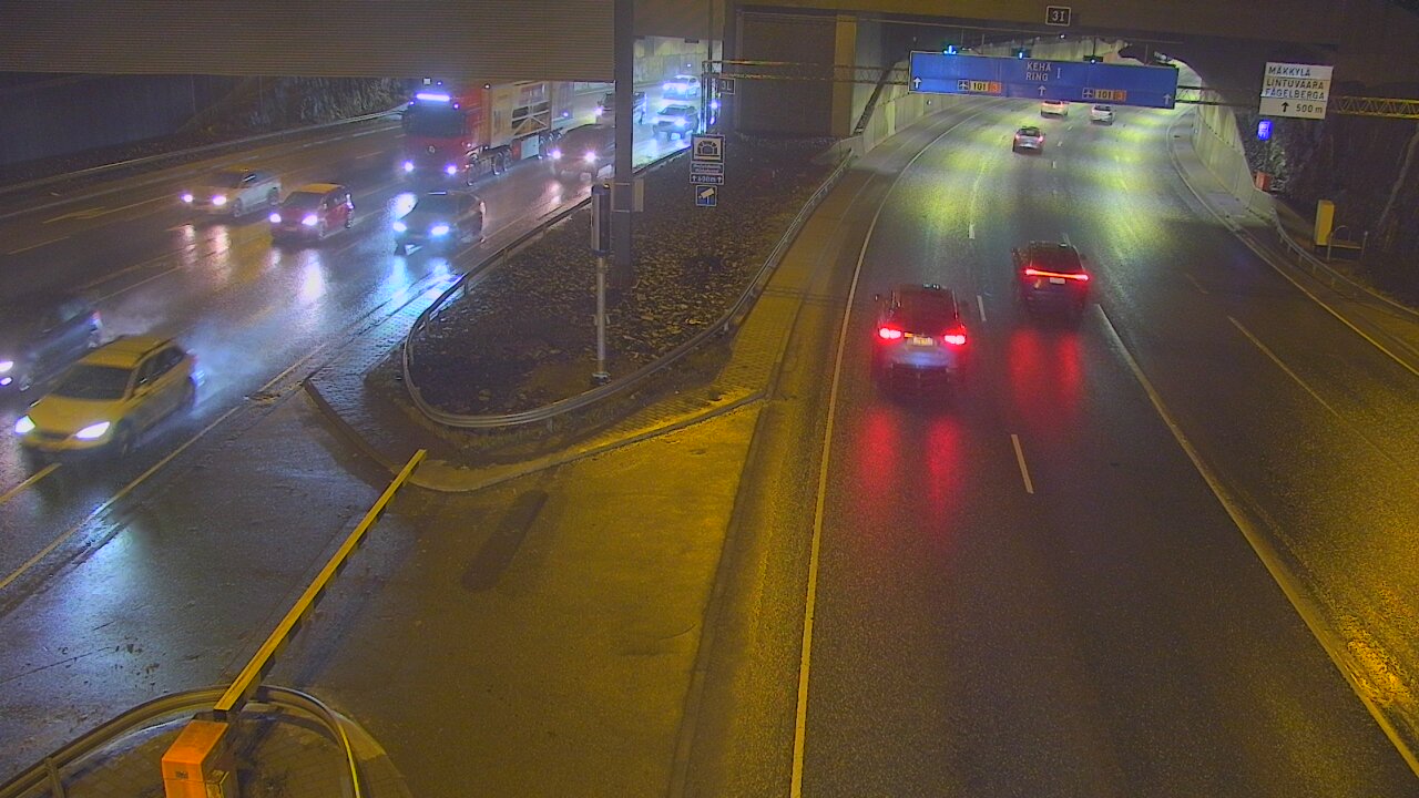 Kelikamerat Kuva Tie 101 Mestarintunneli, puomi länsi, Espoo, Uusimaa