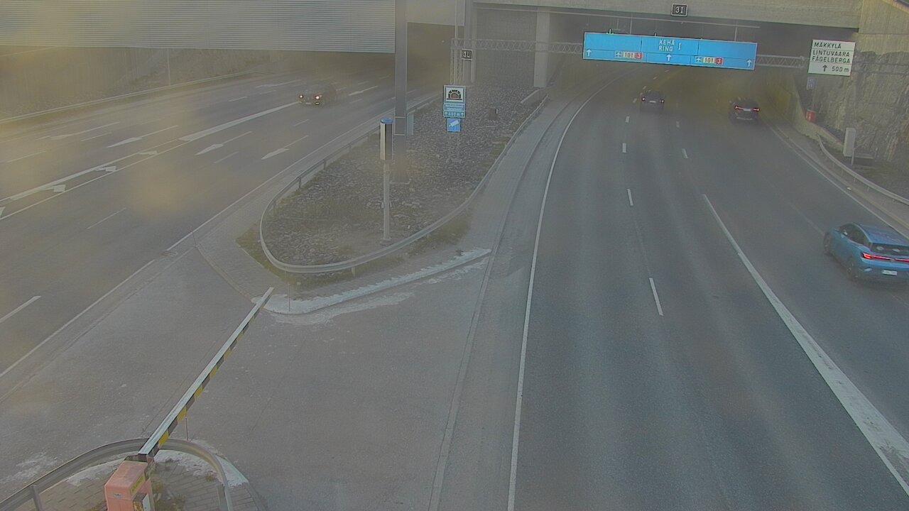 Kelikamerat Kuva Tie 101 Mestarintunneli, puomi länsi, Espoo, Uusimaa