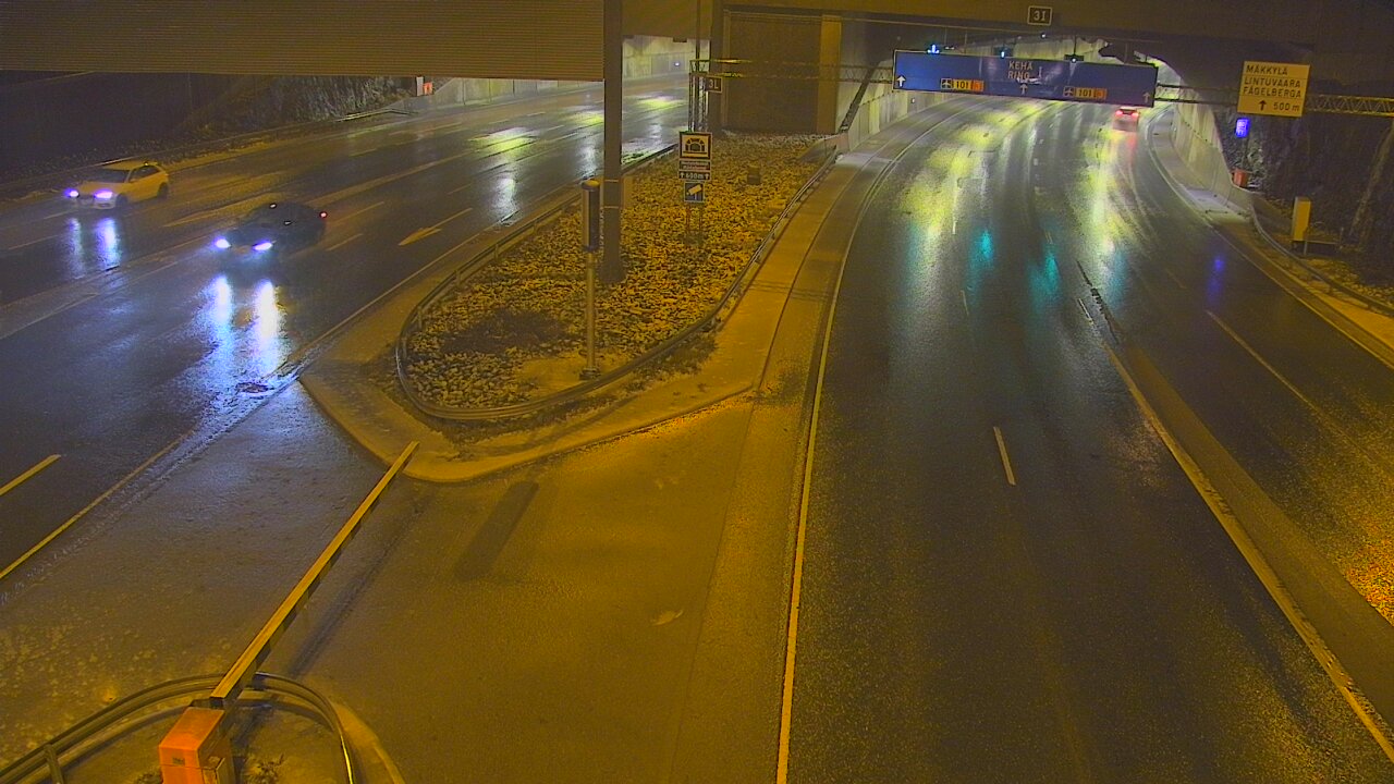 Kelikamerat Kuva Tie 101 Mestarintunneli, puomi länsi, Espoo, Uusimaa