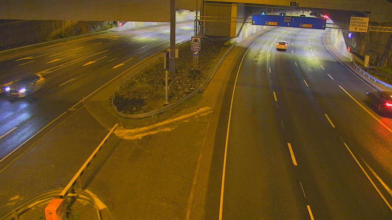 Kelikamerat Kuva Tie 101 Mestarintunneli, puomi länsi, Espoo, Uusimaa