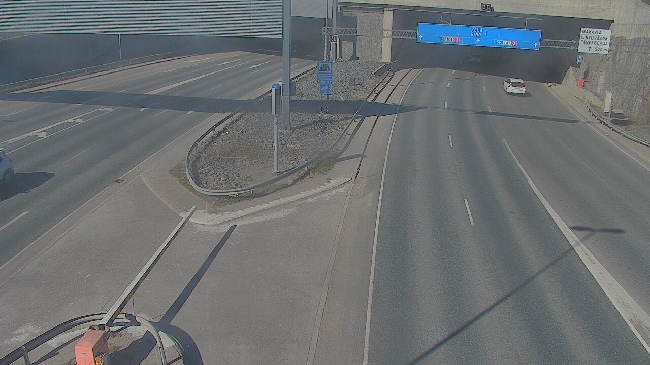 Kelikamerat Kuva Tie 101 Mestarintunneli, puomi länsi, Espoo, Uusimaa