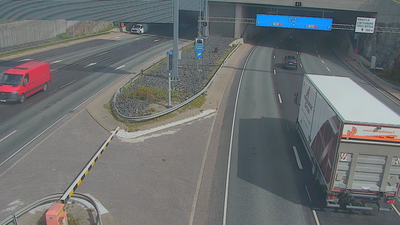 Kelikamerat Kuva Tie 101 Mestarintunneli, puomi länsi, Espoo, Uusimaa