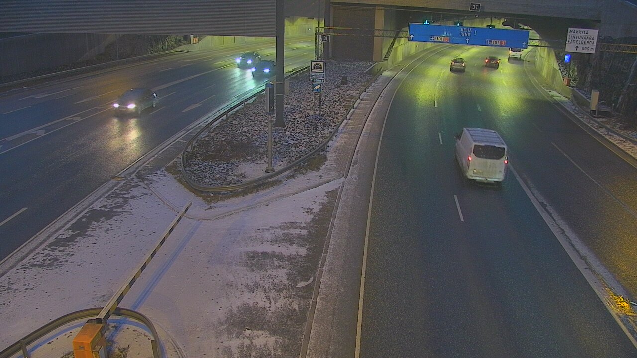 Kelikamerat Kuva Tie 101 Mestarintunneli, puomi länsi, Espoo, Uusimaa