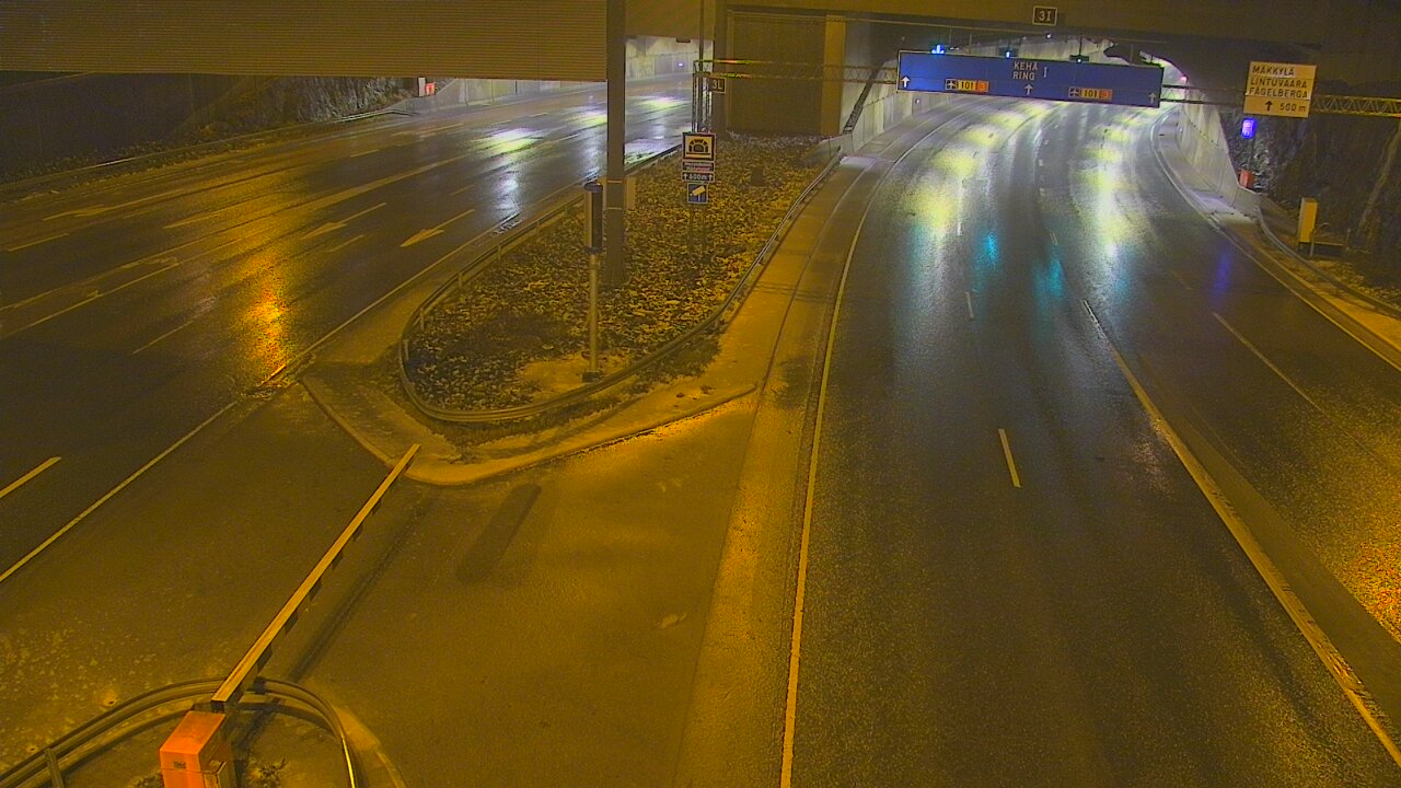 Kelikamerat Kuva Tie 101 Mestarintunneli, puomi länsi, Espoo, Uusimaa