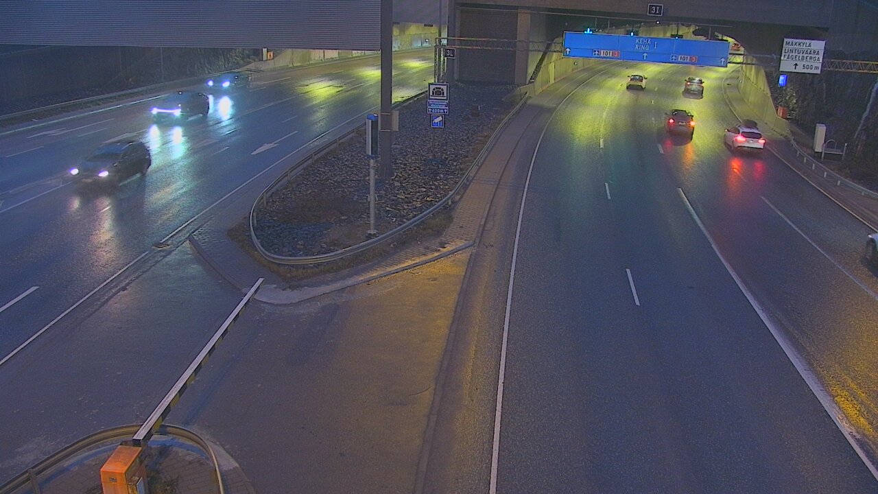 Kelikamerat Kuva Tie 101 Mestarintunneli, puomi länsi, Espoo, Uusimaa