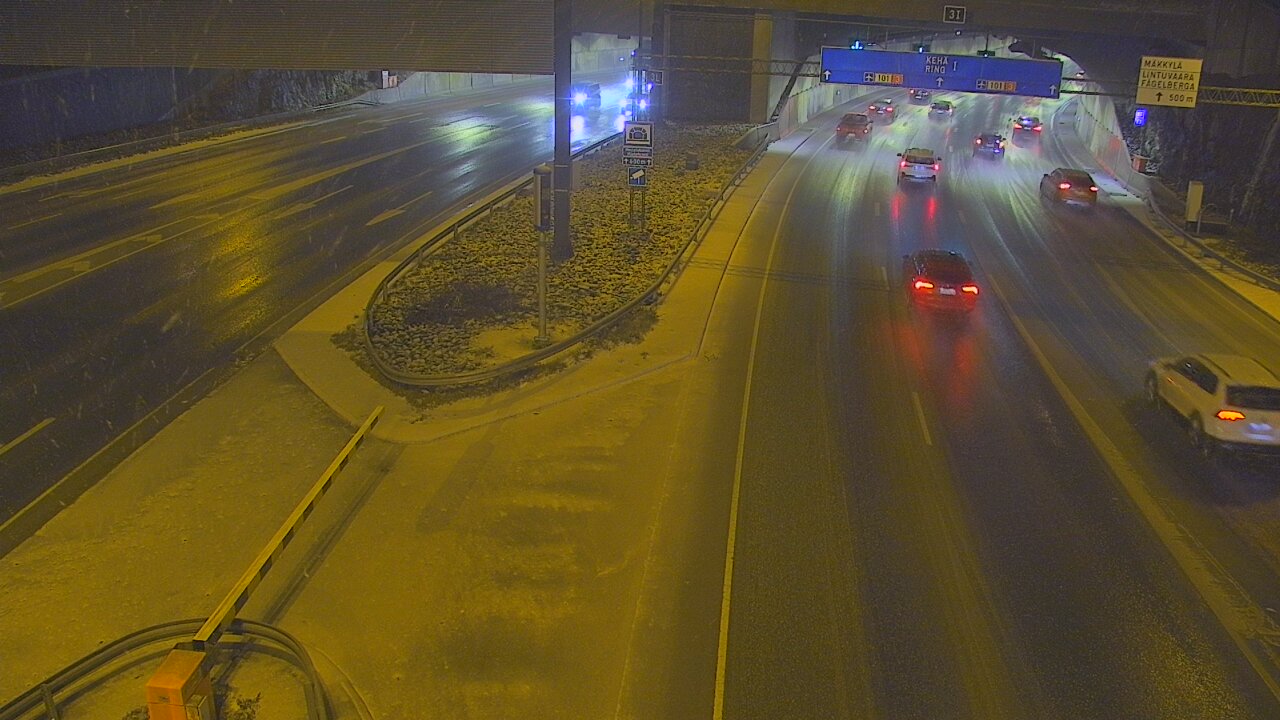 Kelikamerat Kuva Tie 101 Mestarintunneli, puomi länsi, Espoo, Uusimaa