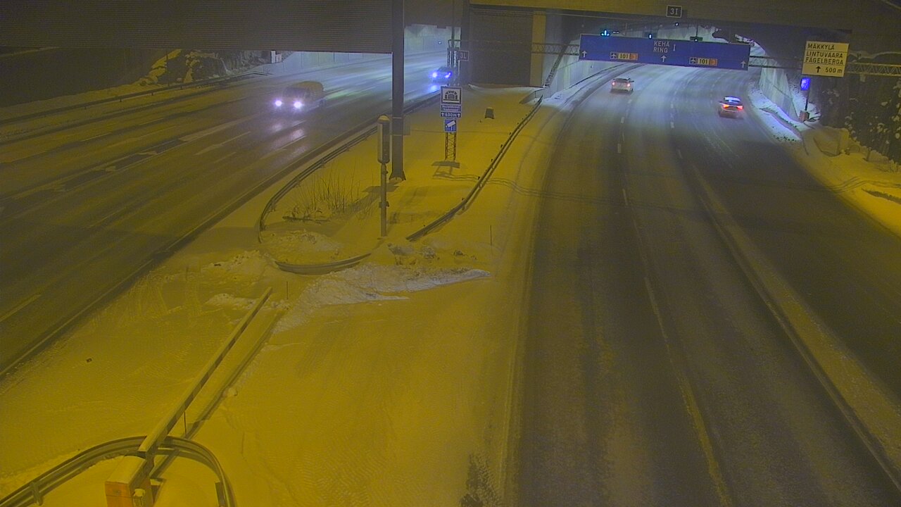 Kelikamerat Kuva Tie 101 Mestarintunneli, puomi länsi, Espoo, Uusimaa