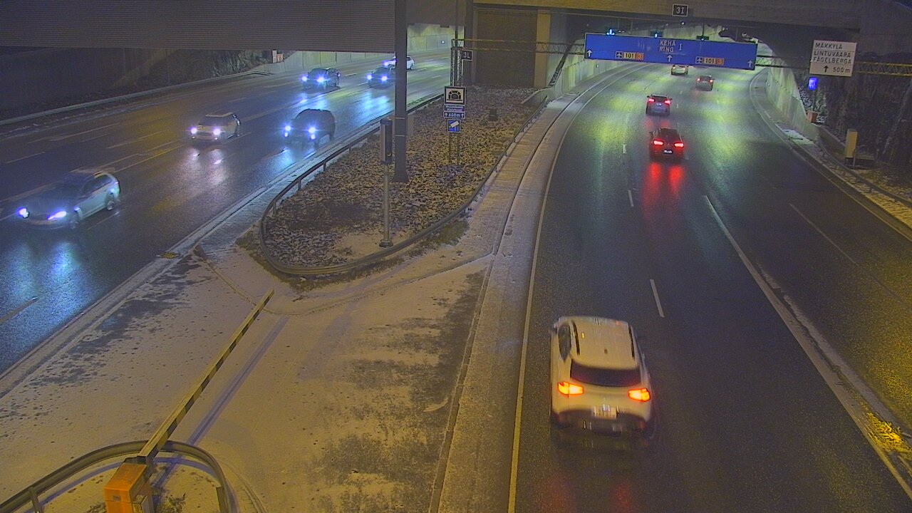 Kelikamerat Kuva Tie 101 Mestarintunneli, puomi länsi, Espoo, Uusimaa