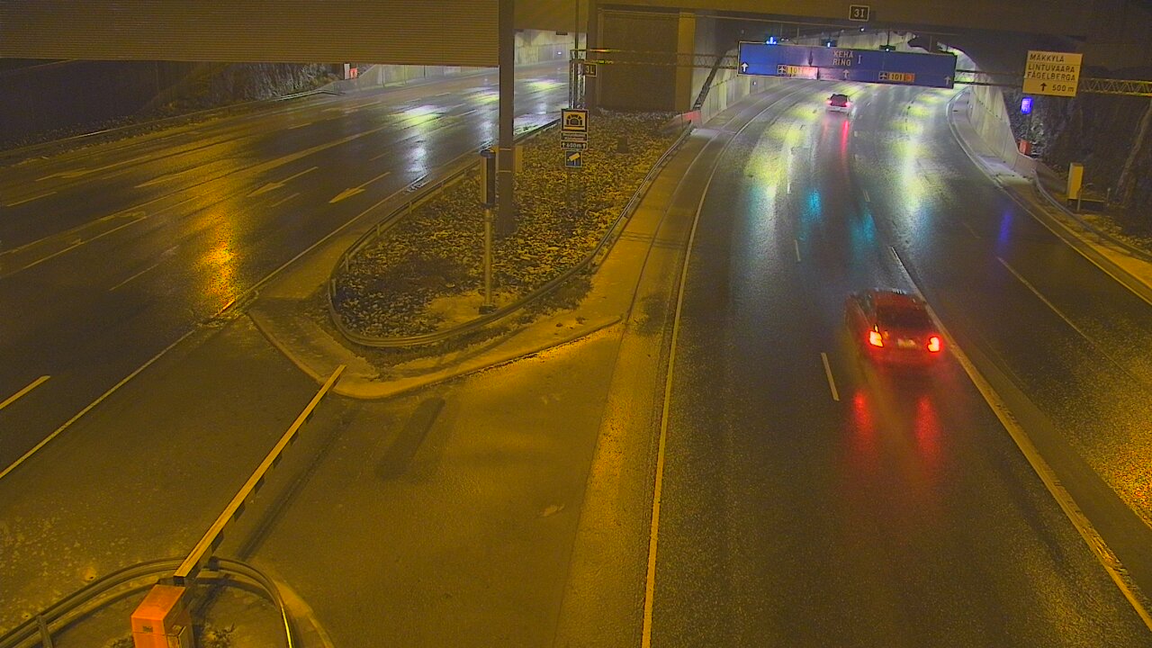 Kelikamerat Kuva Tie 101 Mestarintunneli, puomi länsi, Espoo, Uusimaa