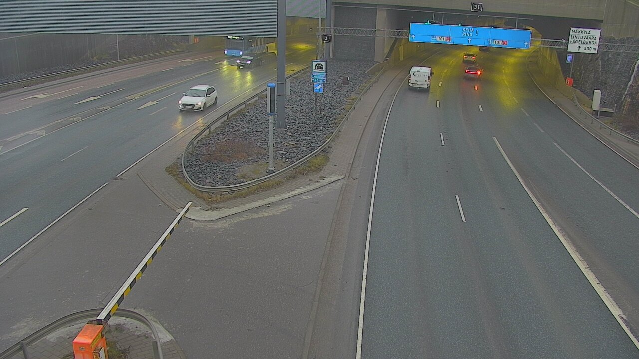 Kelikamerat Kuva Tie 101 Mestarintunneli, puomi länsi, Espoo, Uusimaa