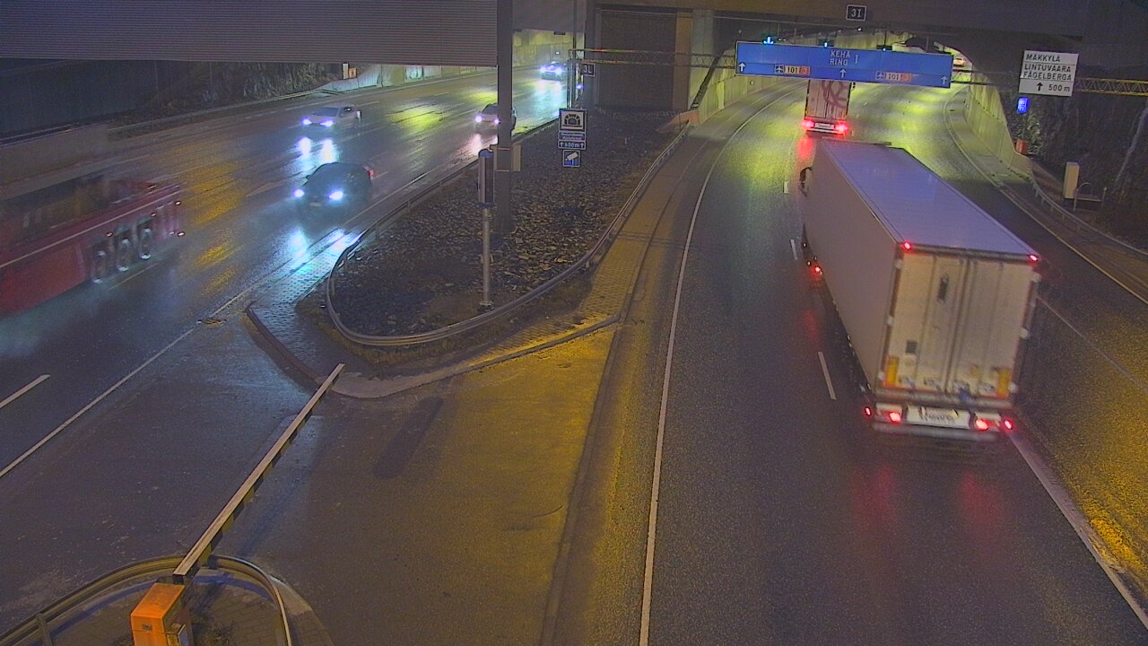 Kelikamerat Kuva Tie 101 Mestarintunneli, puomi länsi, Espoo, Uusimaa