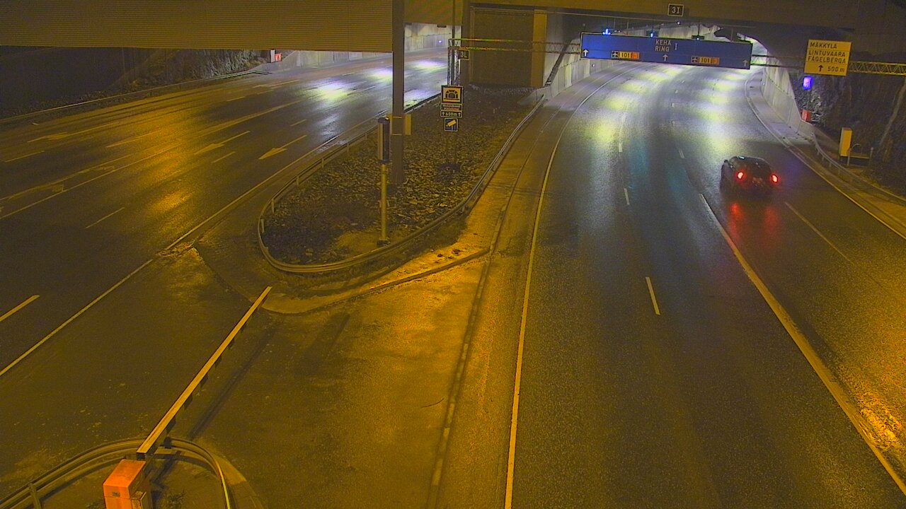 Kelikamerat Kuva Tie 101 Mestarintunneli, puomi länsi, Espoo, Uusimaa