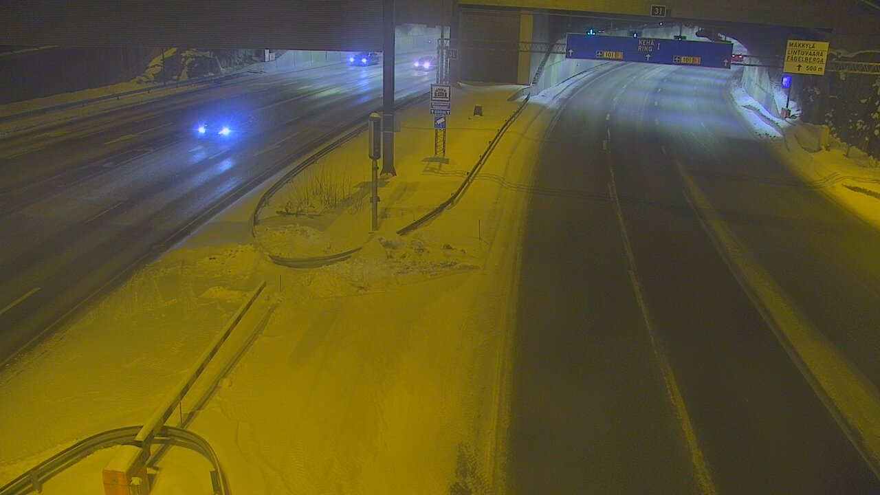 Kelikamerat Kuva Tie 101 Mestarintunneli, puomi länsi, Espoo, Uusimaa