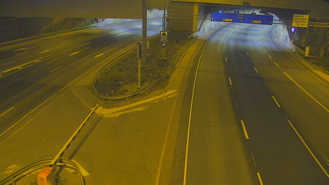 Kelikamerat Kuva Tie 101 Mestarintunneli, puomi länsi, Espoo, Uusimaa