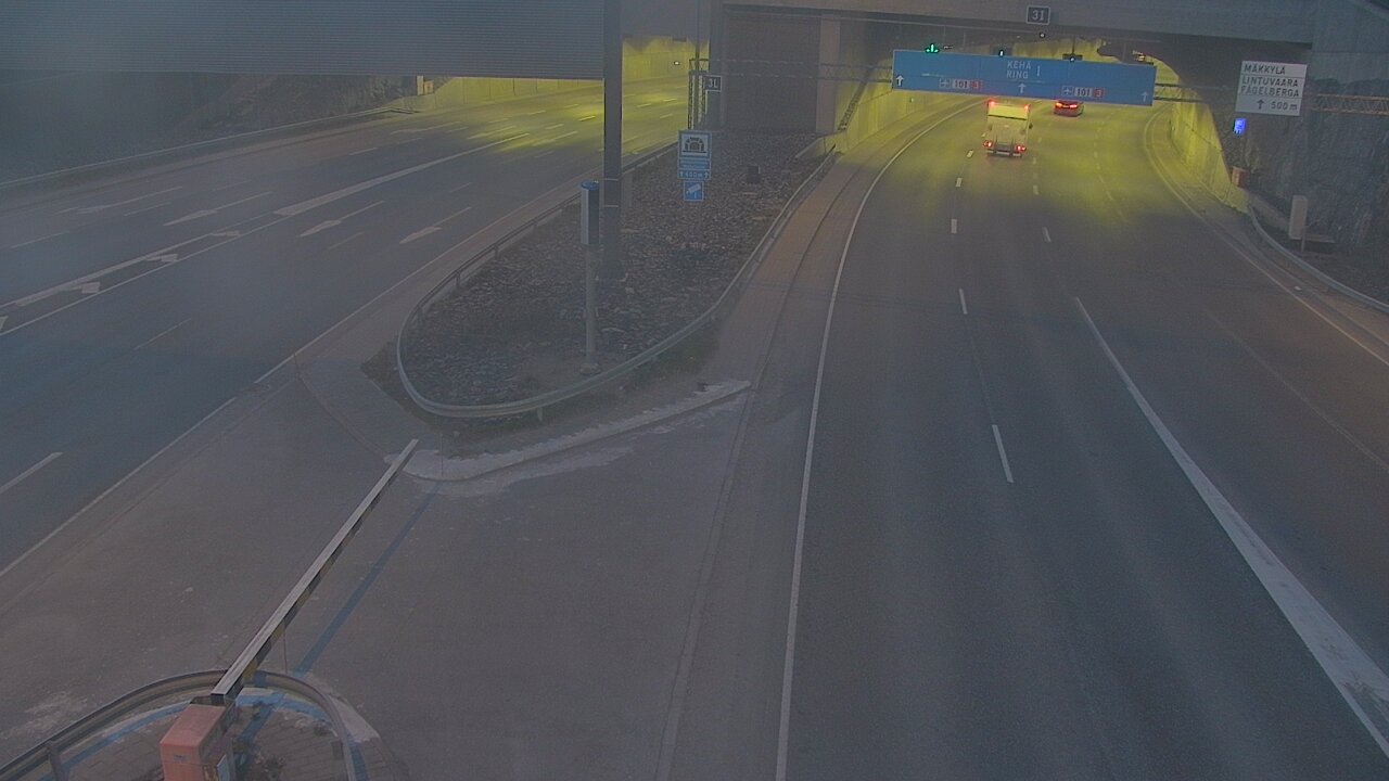 Kelikamerat Kuva Tie 101 Mestarintunneli, puomi länsi, Espoo, Uusimaa
