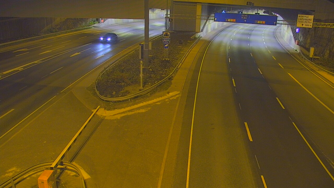 Kelikamerat Kuva Tie 101 Mestarintunneli, puomi länsi, Espoo, Uusimaa