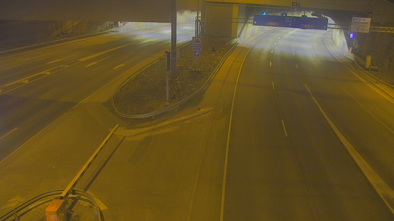 Kelikamerat Kuva Tie 101 Mestarintunneli, puomi länsi, Espoo, Uusimaa