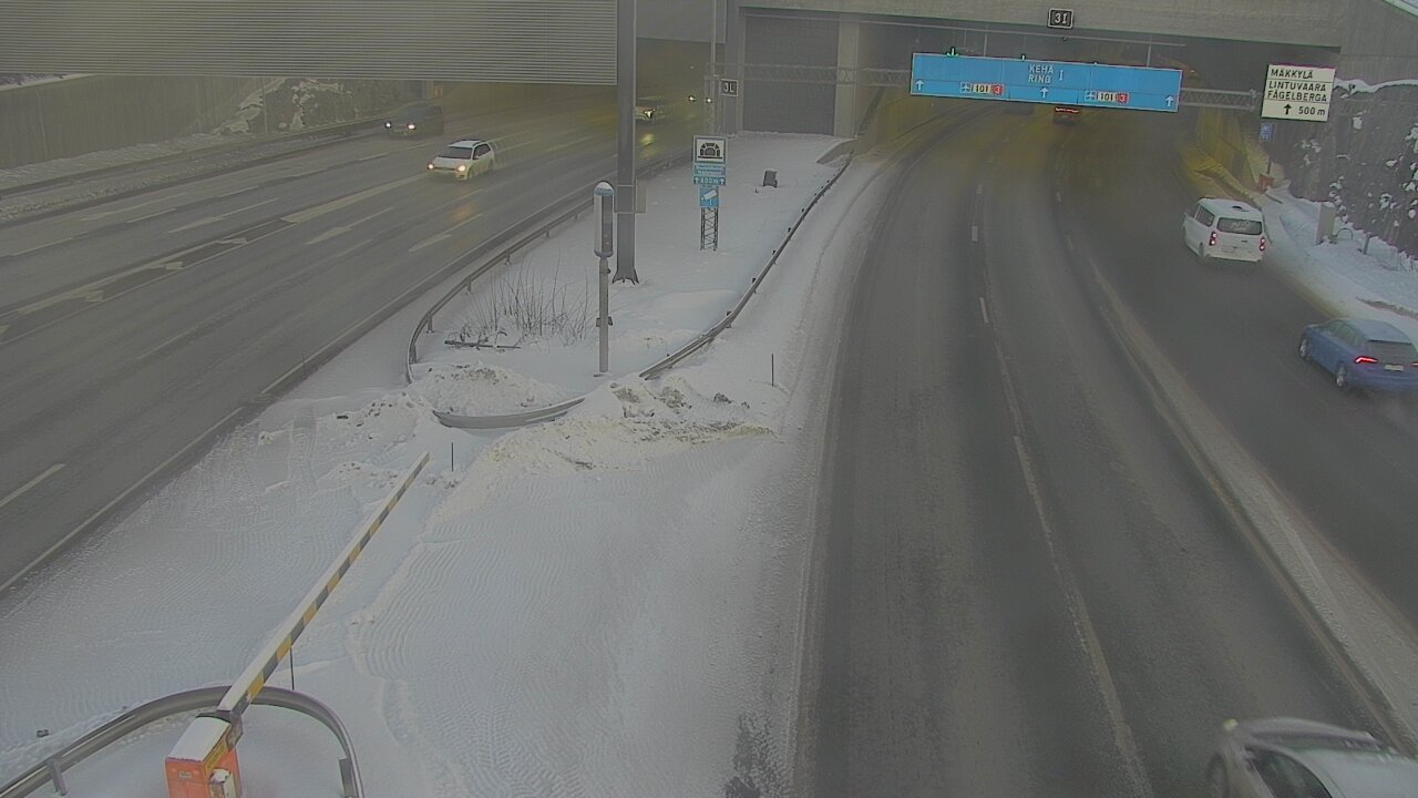 Kelikamerat Kuva Tie 101 Mestarintunneli, puomi länsi, Espoo, Uusimaa