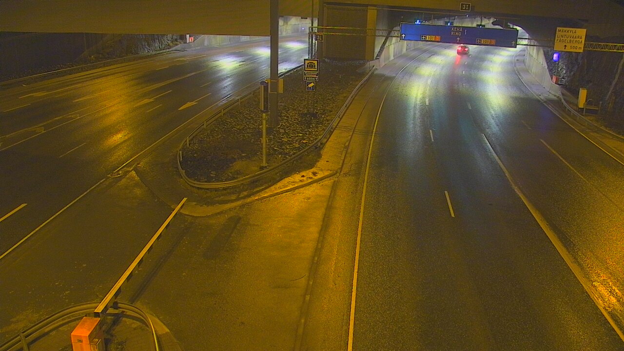 Kelikamerat Kuva Tie 101 Mestarintunneli, puomi länsi, Espoo, Uusimaa