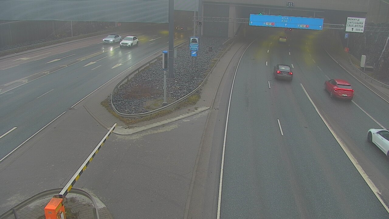 Kelikamerat Kuva Tie 101 Mestarintunneli, puomi länsi, Espoo, Uusimaa