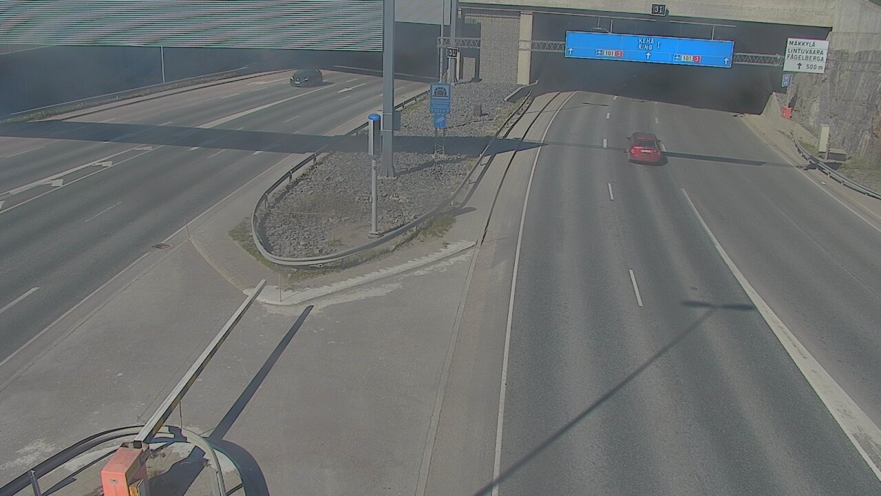 Kelikamerat Kuva Tie 101 Mestarintunneli, puomi länsi, Espoo, Uusimaa