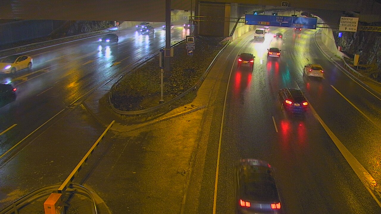 Kelikamerat Kuva Tie 101 Mestarintunneli, puomi länsi, Espoo, Uusimaa