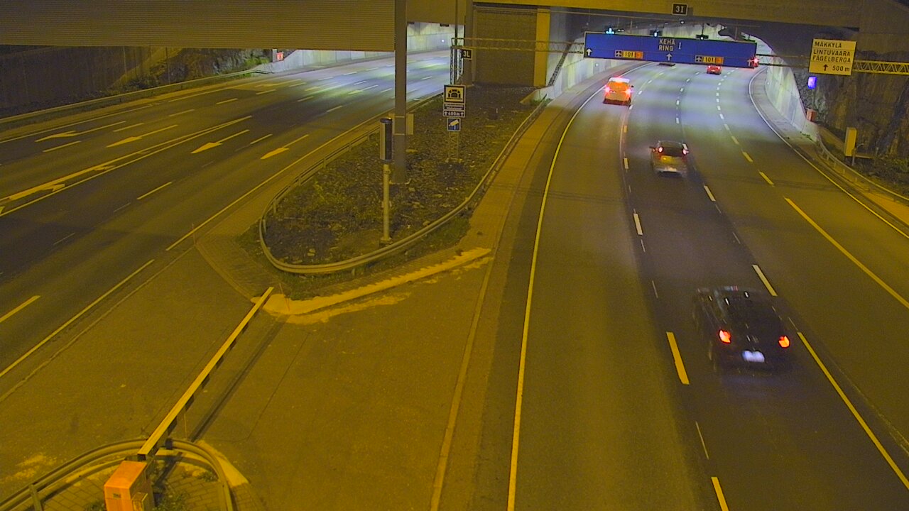 Kelikamerat Kuva Tie 101 Mestarintunneli, puomi länsi, Espoo, Uusimaa