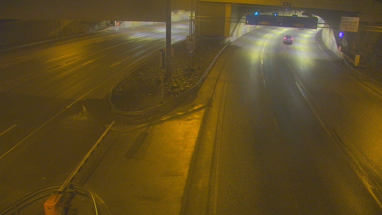 Kelikamerat Kuva Tie 101 Mestarintunneli, puomi länsi, Espoo, Uusimaa