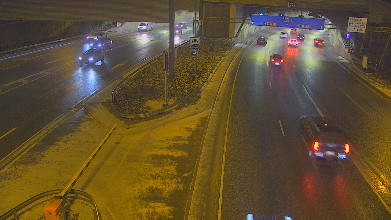 Kelikamerat Kuva Tie 101 Mestarintunneli, puomi länsi, Espoo, Uusimaa