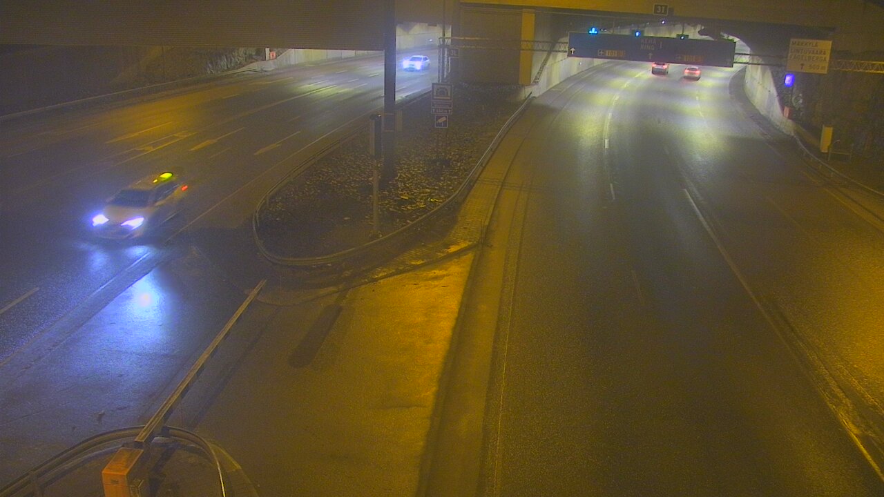 Kelikamerat Kuva Tie 101 Mestarintunneli, puomi länsi, Espoo, Uusimaa