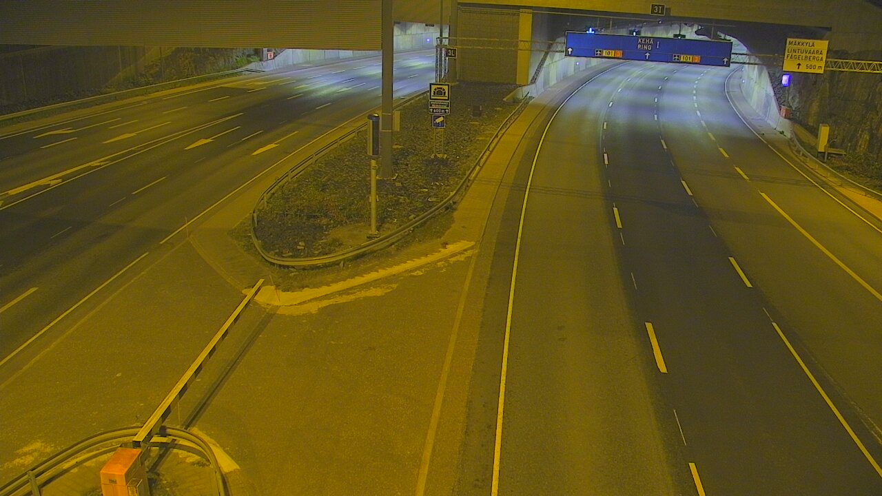Kelikamerat Kuva Tie 101 Mestarintunneli, puomi länsi, Espoo, Uusimaa
