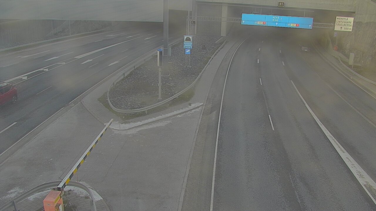 Kelikamerat Kuva Tie 101 Mestarintunneli, puomi länsi, Espoo, Uusimaa