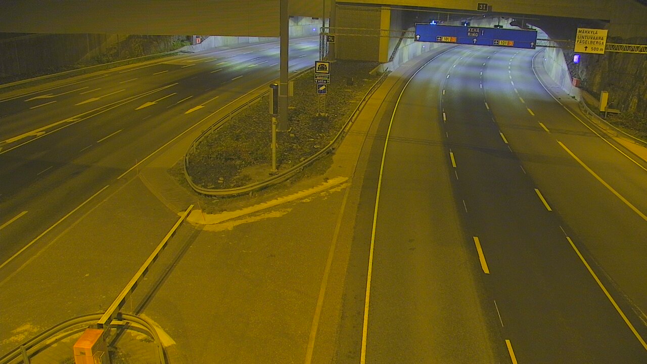 Kelikamerat Kuva Tie 101 Mestarintunneli, puomi länsi, Espoo, Uusimaa