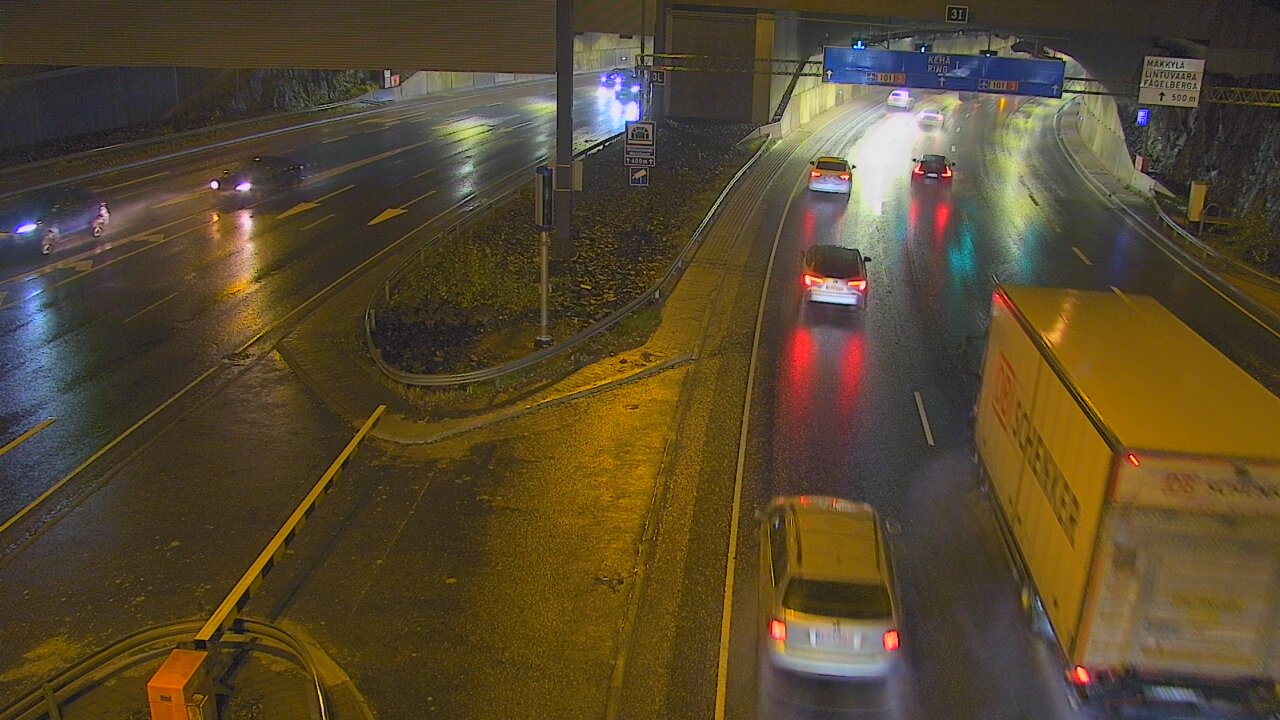 Kelikamerat Kuva Tie 101 Mestarintunneli, puomi länsi, Espoo, Uusimaa