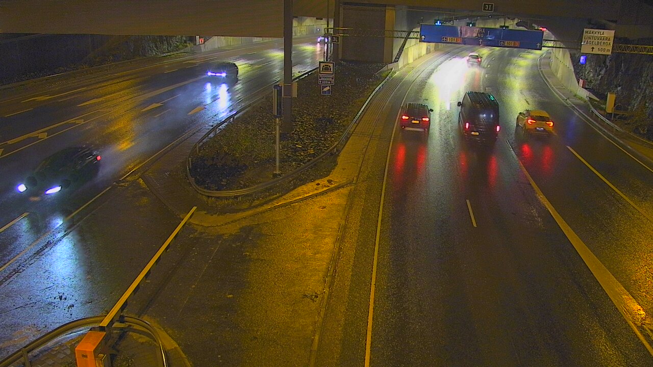 Kelikamerat Kuva Tie 101 Mestarintunneli, puomi länsi, Espoo, Uusimaa