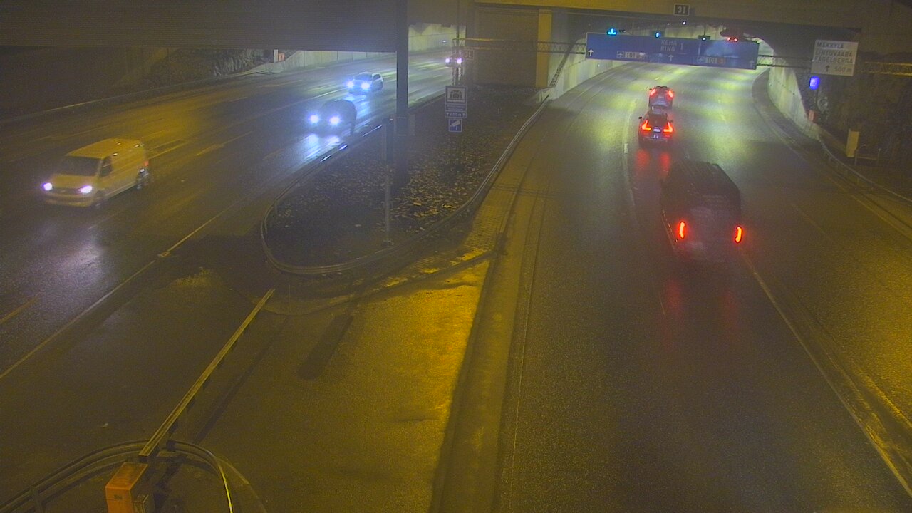 Kelikamerat Kuva Tie 101 Mestarintunneli, puomi länsi, Espoo, Uusimaa