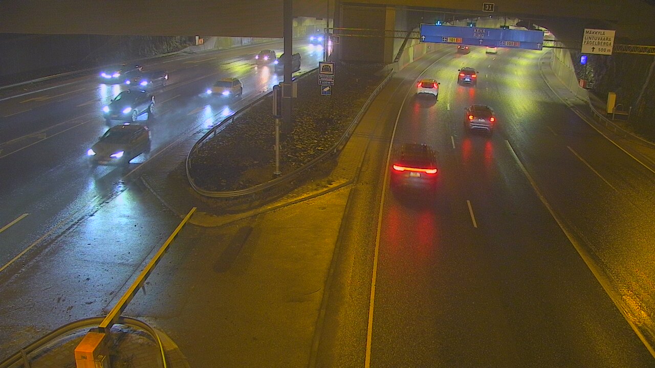 Kelikamerat Kuva Tie 101 Mestarintunneli, puomi länsi, Espoo, Uusimaa