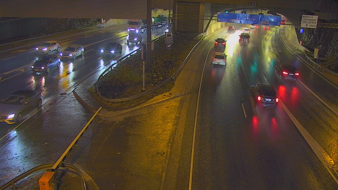 Kelikamerat Kuva Tie 101 Mestarintunneli, puomi länsi, Espoo, Uusimaa