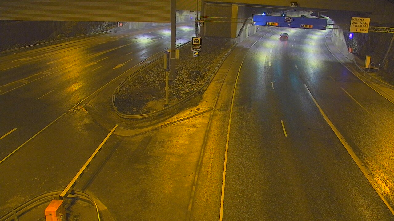 Kelikamerat Kuva Tie 101 Mestarintunneli, puomi länsi, Espoo, Uusimaa