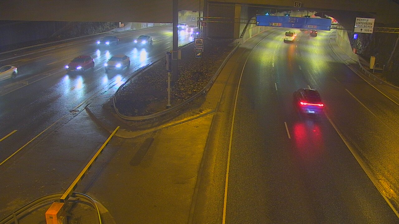 Kelikamerat Kuva Tie 101 Mestarintunneli, puomi länsi, Espoo, Uusimaa