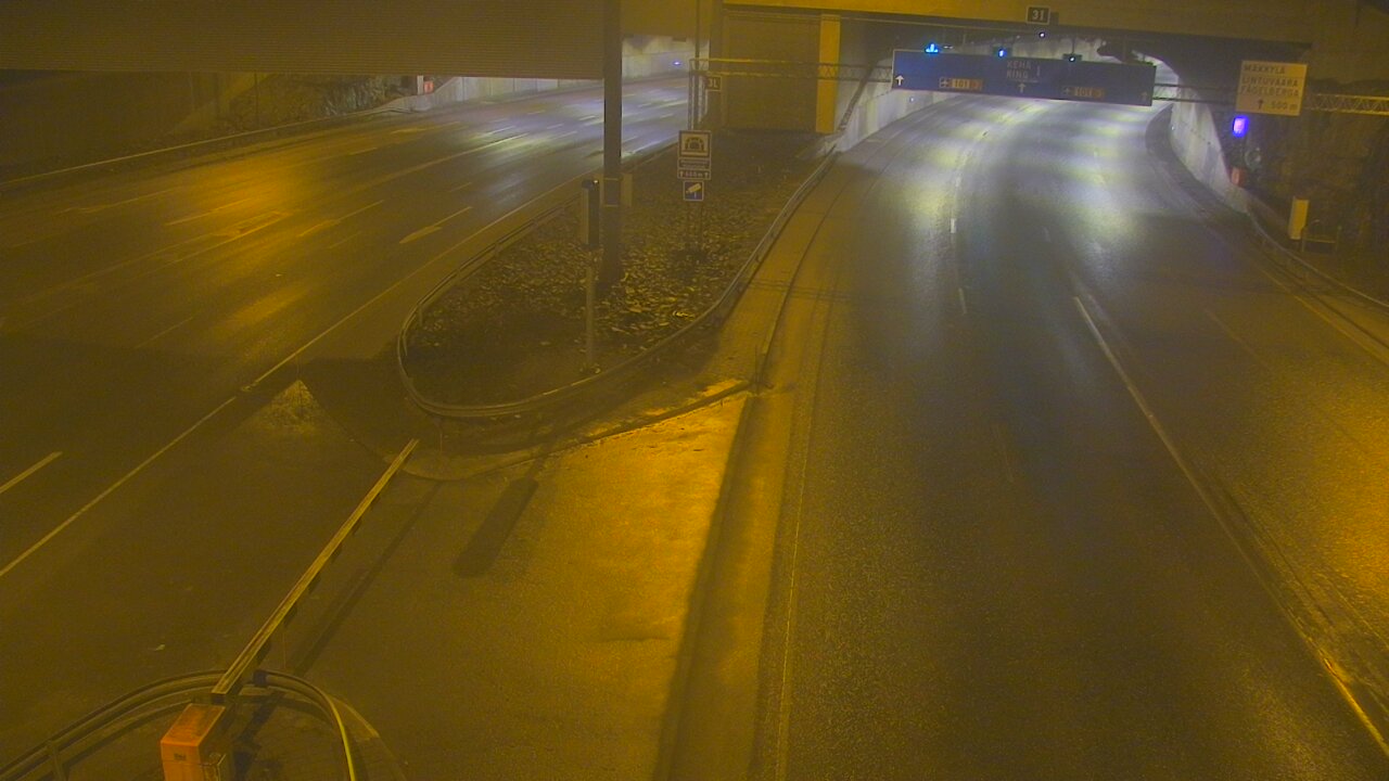 Kelikamerat Kuva Tie 101 Mestarintunneli, puomi länsi, Espoo, Uusimaa