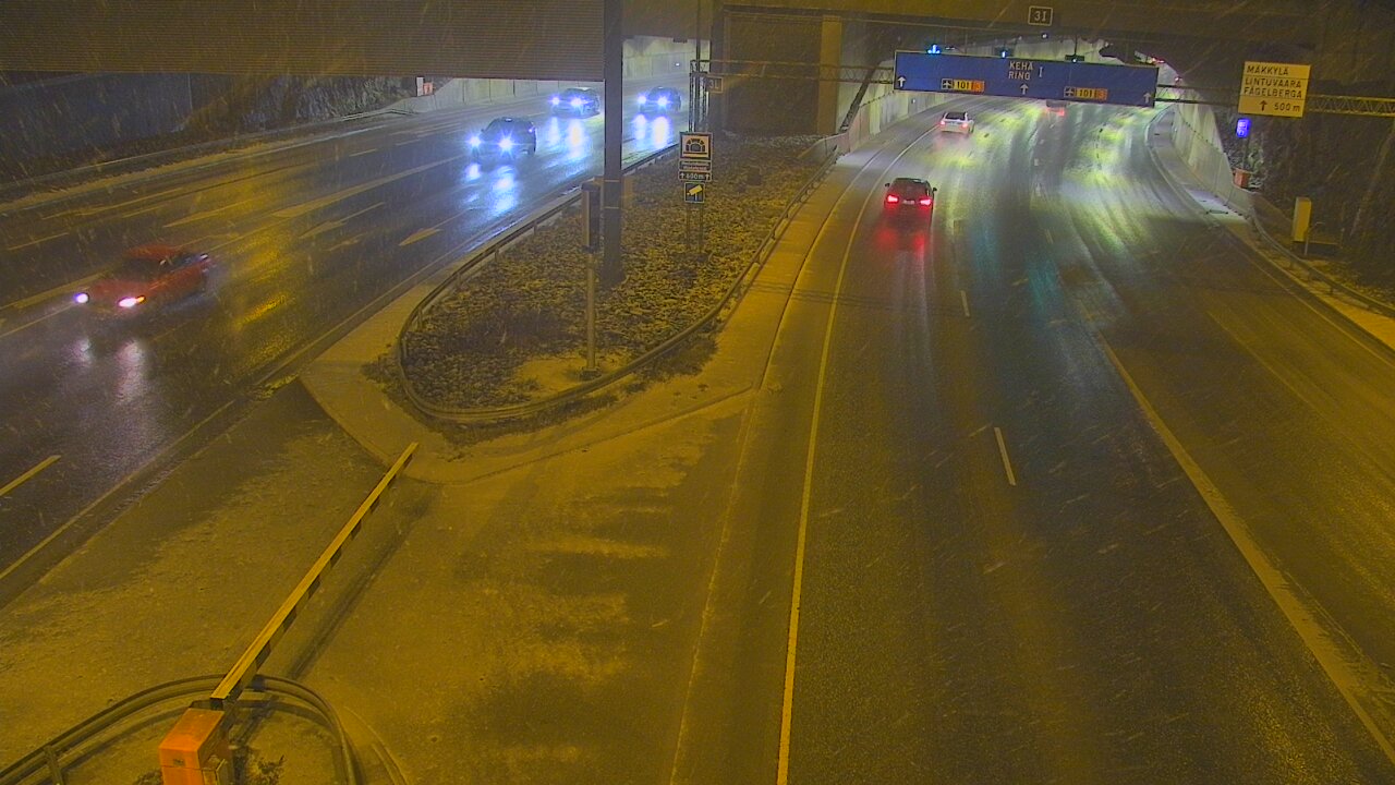 Kelikamerat Kuva Tie 101 Mestarintunneli, puomi länsi, Espoo, Uusimaa