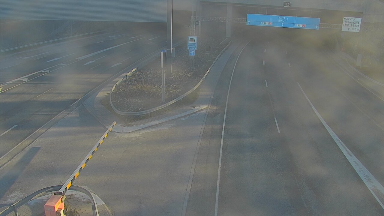 Kelikamerat Kuva Tie 101 Mestarintunneli, puomi länsi, Espoo, Uusimaa