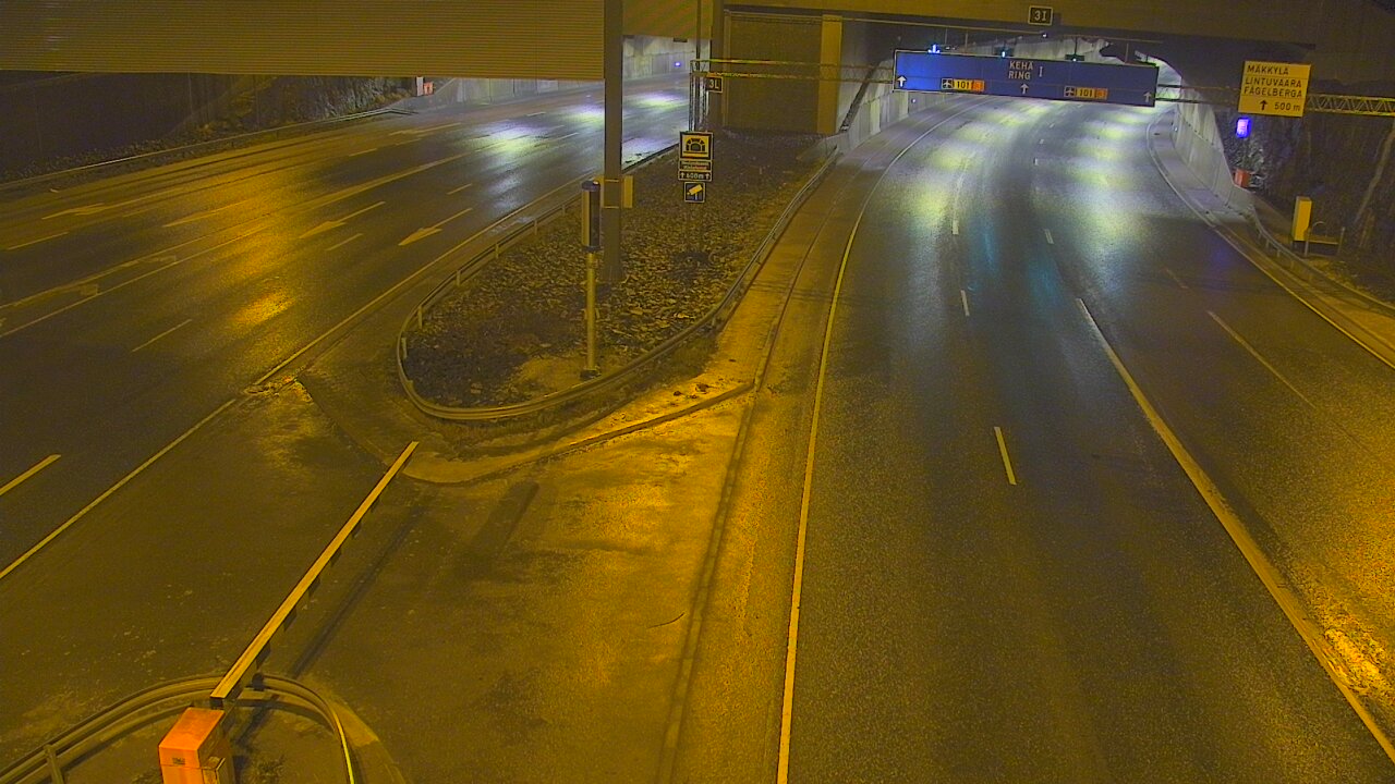 Kelikamerat Kuva Tie 101 Mestarintunneli, puomi länsi, Espoo, Uusimaa