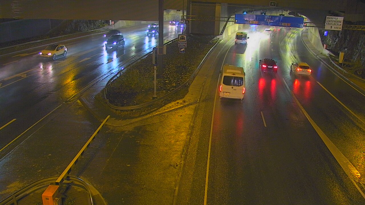 Kelikamerat Kuva Tie 101 Mestarintunneli, puomi länsi, Espoo, Uusimaa