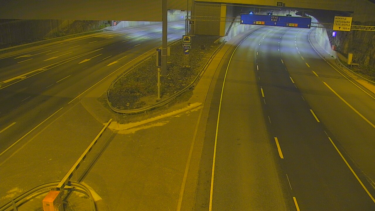Kelikamerat Kuva Tie 101 Mestarintunneli, puomi länsi, Espoo, Uusimaa