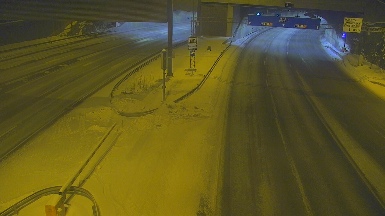 Kelikamerat Kuva Tie 101 Mestarintunneli, puomi länsi, Espoo, Uusimaa